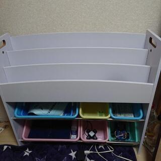 (取引中) 子供の収納棚、おもちゃケース