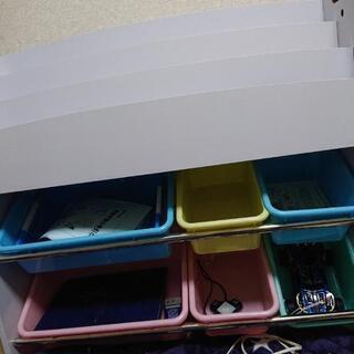 (取引中) 子供の収納棚、おもちゃケースの画像