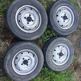 【純正品】キャリー純正スチール　車検・スタッドレス用　12×4....