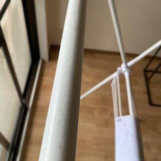 【値下!!】ニトリ 折り畳み 物干しスタンド ホワイトの画像