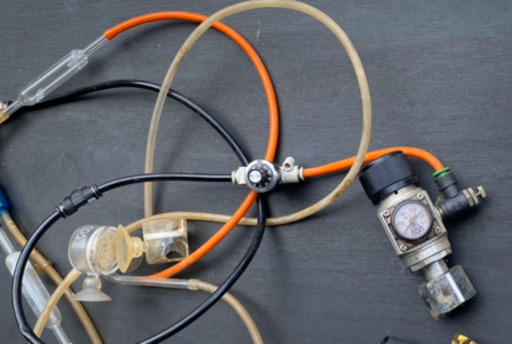 ADA Co2スピードレギュレーター　配管セット