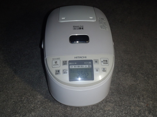 日立 蒸気カット 極上炊き 圧力\u0026スチーム5.5合炊き RZ-VV100M