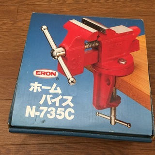 ERON ナベヤ製 万力 N-735C 口幅 90ｍｍ バイス ...