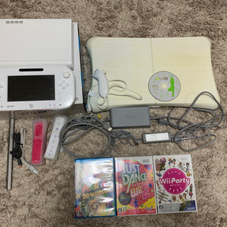 Nintendo Wii U ソフトとバランスボード付