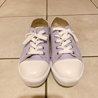 パープルスニーカー