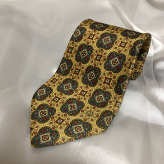 かなり渋め！　ダンヒルネクタイ　イエロー　送料無料　 MADE ...
