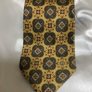 かなり渋め！　ダンヒルネクタイ　イエロー　送料無料　 MADE IN ITALYの画像