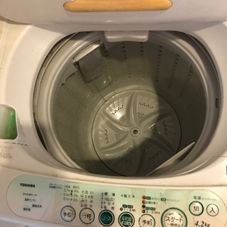TOSHIBA 洗濯機　4.2kg