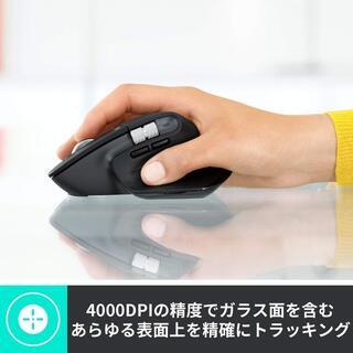 ★新品！未使用！ロジクール アドバンスド ワイヤレスマウス MX Master 3 MX2200sGR Unifying Bluetooth 高速スクロールホイール 充電式 FLOW 7ボタン windows Mac iPad Linux マルチOS 対応 無線 マウス MX2200 グラファイト 国内正規品★の画像