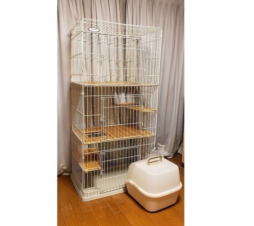 ネコ用ケージ・トイレ