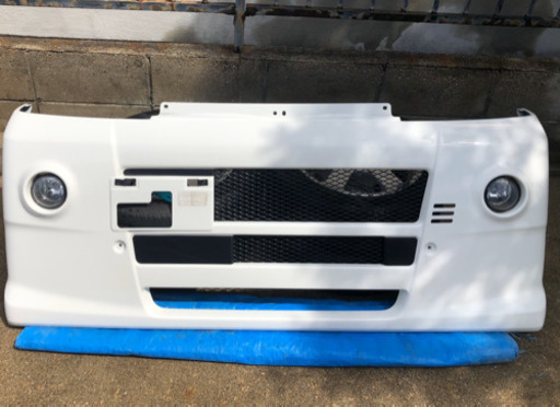 【値引交渉有】アルパイン8ｲﾝﾁﾅﾋﾞ(X088)&TOWN-BOX フォグ付きフロントバンパー