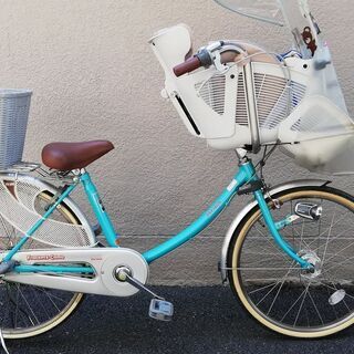 値下げしました　丸石サイクルふらっかーずcomo 子供乗せ自転車...
