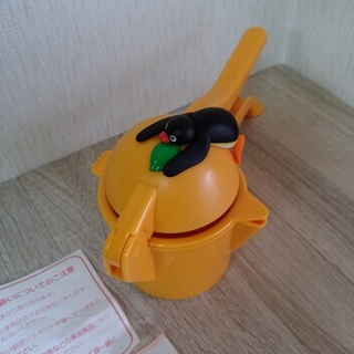 《お話し中です》0円です。ハンドジューサー　新品未使用品　ピングー♪　ミスタードーナツの画像