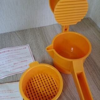 《お話し中です》0円です。ハンドジューサー　新品未使用品　ピングー♪　ミスタードーナツの画像