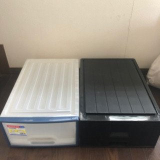 《決まりました》収納ケース2点 お譲り致します