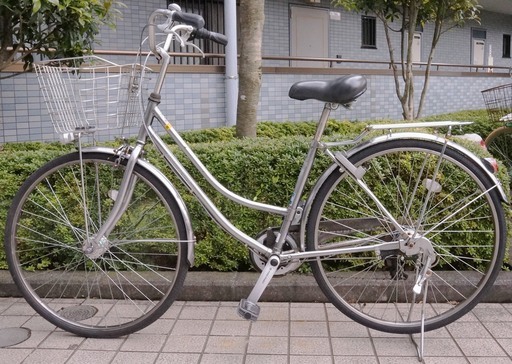27インチ シティーサイクル 自転車 外装7段ギヤ変速 フリーパワー(踏力補助機能)つきです。