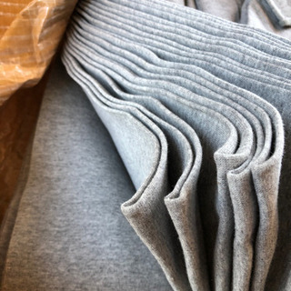 生地　リブニットカットソー生地　5mの画像