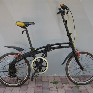DOPPELGANGER 202 BLACK MAX (ドッペルギャンガー) ミニベロ　折りたたみ自転車　管理NO.20200508-9