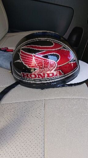 ホンダ コルク半 ヘルメット ３つボタン