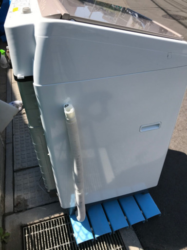美品 2015年製 HITACHI 9㎏/5kg 全自動洗濯乾燥機「ビートウォッシュ」[温水]ナイアガラビート洗浄 【BW-D9WV】