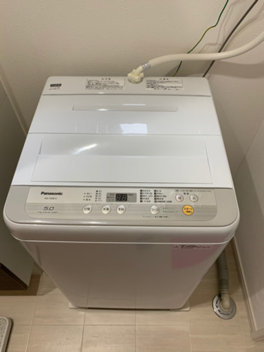 値下げしました❗️パナソニック　洗濯機　5キロ　2019年製　半年使用