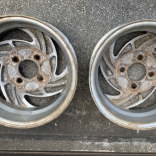 旧車　RAYS  SUPER  VOLK アルミエアロホイール2本セットの画像