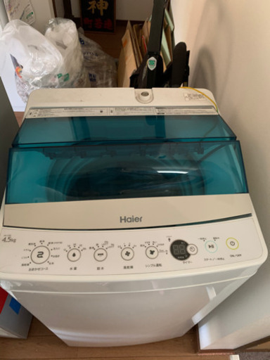 値下げ交渉可！　2017年製　洗濯機　Haier 4.5L 一人暮らし　再投稿！！
