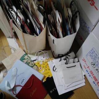 【受付終了】紙袋いりませんか？　ブルガリ　カルティエ　GODIV...