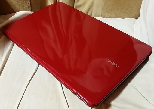 【人気のレッド】Windows10 i3 NECノートパソコン ワイヤレスマウスプレゼント中 (15.6型 i3-350M Power