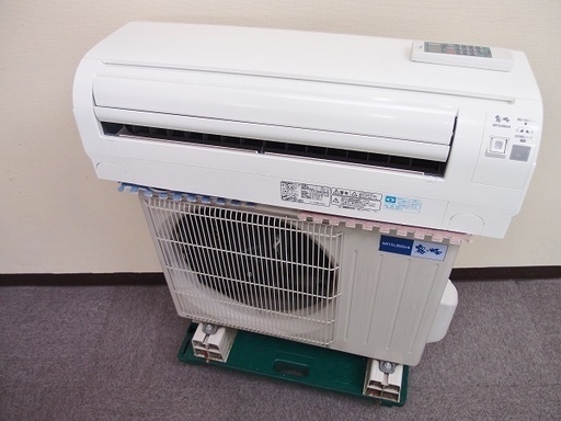 中古品　2012年製　三菱　ルームエアコン　室内機MSZ-GM222-W　室外機 MUZ-GM222■　リモコン有り