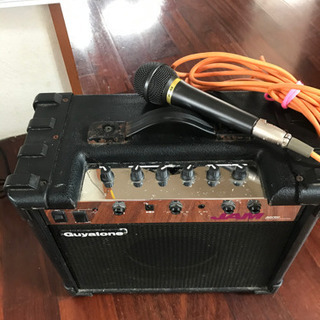 スピーカー(guyatone)andマイクの画像