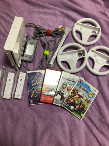 wii ３人で遊べるセット＋人気ソフト4点