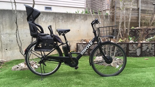 電動アシスト自転車　後部チャイルドシート付　ブリジンストン stepcruz e SC626(26インチ)