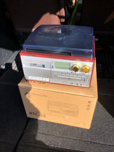 CDレコードカセット再生プレーヤー