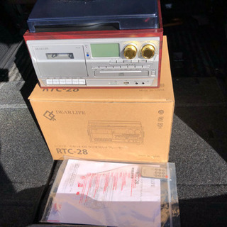 CDレコードカセット再生プレーヤーの画像