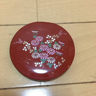 コンパクトミラー　和柄