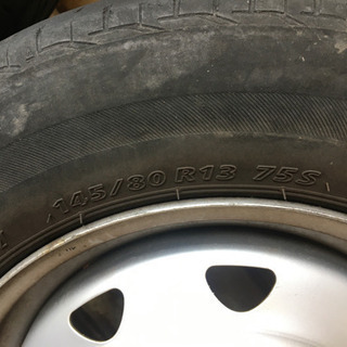 【処分価格！】145/80R13 マルチスチールホイール ネクストリー 4本セット バランス調整済の画像