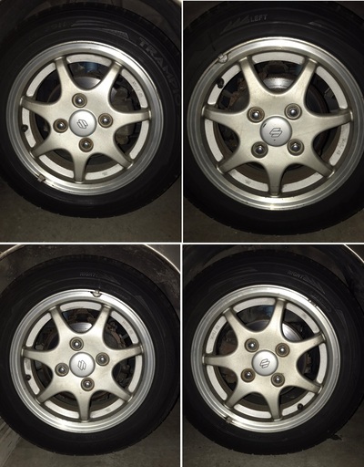 車検OK♪スズキ カプチーノ 純正ホイール４本セットiggi1