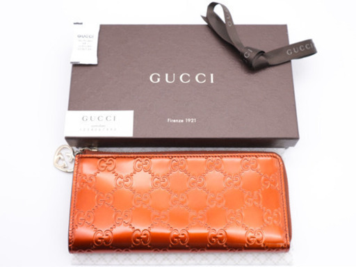 《GUCCI/グッチシマラブリー L字ファスナー 長財布》295671 未使用品