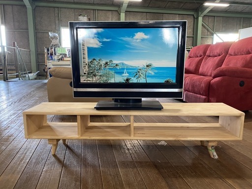 新品激安テレビボード！超シンプル！値段もシンプルに8980円！幅は140cmあります！3台限定！