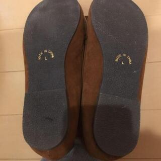 24cm モカシン 茶色の画像