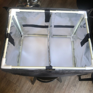 機能性保冷保温バッグ／ブラック／デリバリー／レジャー/ウーバーイーツの画像