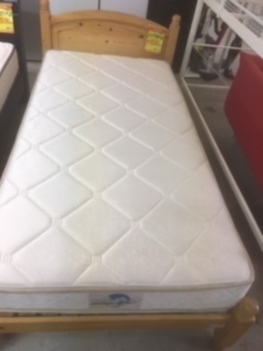 ＩＤ：Ｇ917626　マット付シングルベッド