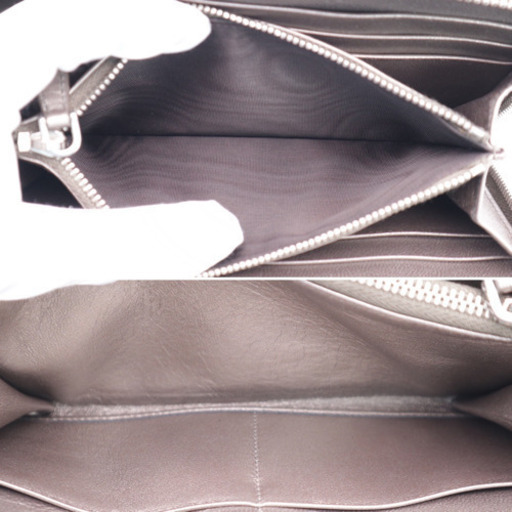 《PRADA/マテ ラッセ ラウンドファスナー長財布》 Aランク ギャラ 箱