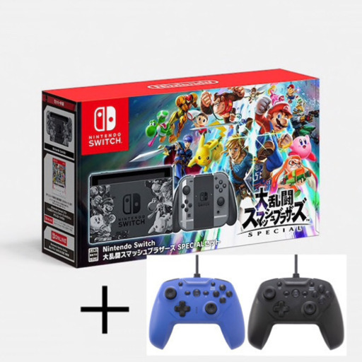 Nintendo Switch本体＋コントローラー2個