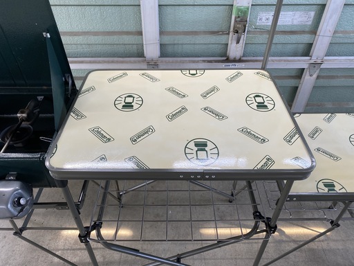 ☆コールマン　Coleman　413Hパワーハウス　ツーバーナー　キッチンテーブルセット☆中古品