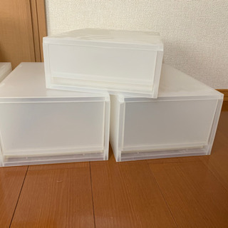 【お取引中です】無印良品　クリアケース　９個セット！の画像