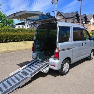 【成約済み】走行87560km 福祉車両スローパー アトレーワゴ...