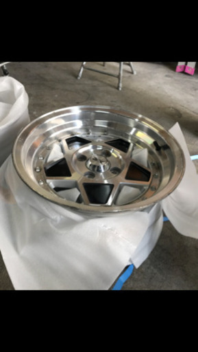 最終値下げ 15インチアルミホイール 4本セット 8J 4穴 PCD100 旧車