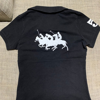 ポロシャツ　ブラック！古着です！の画像